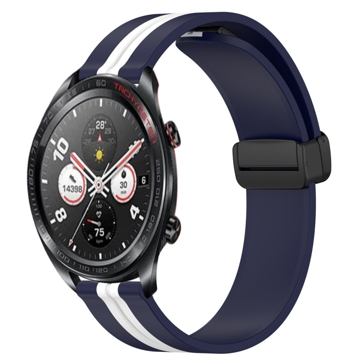 For Honor Watch Dream 22mm Folding Magnetic Clasp Silicone Watch Band
