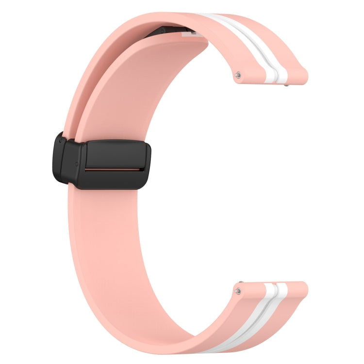For Samsung Galaxy Watch Active 2 40mm 20mm Folding Magnetic Clasp Silicone Watch Band