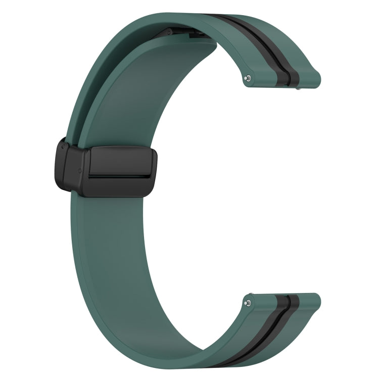 For Samsung Galaxy Watch Active 2 40mm 20mm Folding Magnetic Clasp Silicone Watch Band