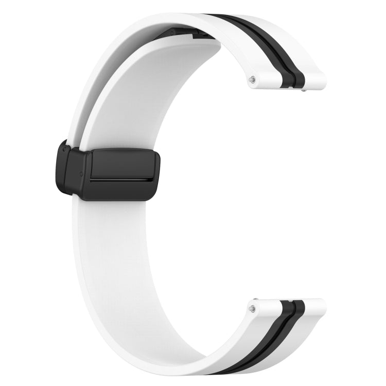 For Samsung Galaxy Watch Active 2 44mm 20mm Folding Magnetic Clasp Silicone Watch Band