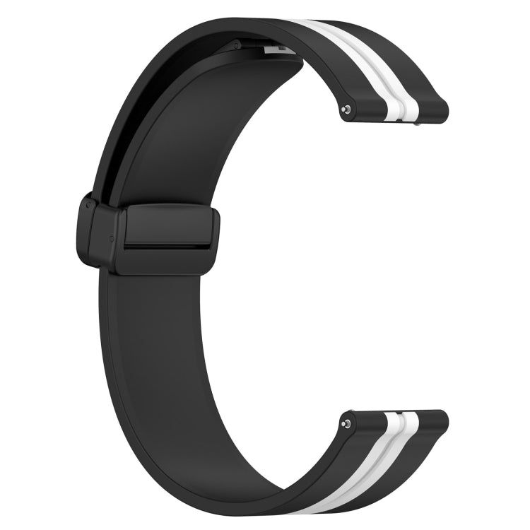 For Samsung Galaxy Watch Active 2 44mm 20mm Folding Magnetic Clasp Silicone Watch Band