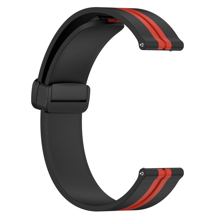 For Samsung Galaxy Watch Active 2 44mm 20mm Folding Magnetic Clasp Silicone Watch Band