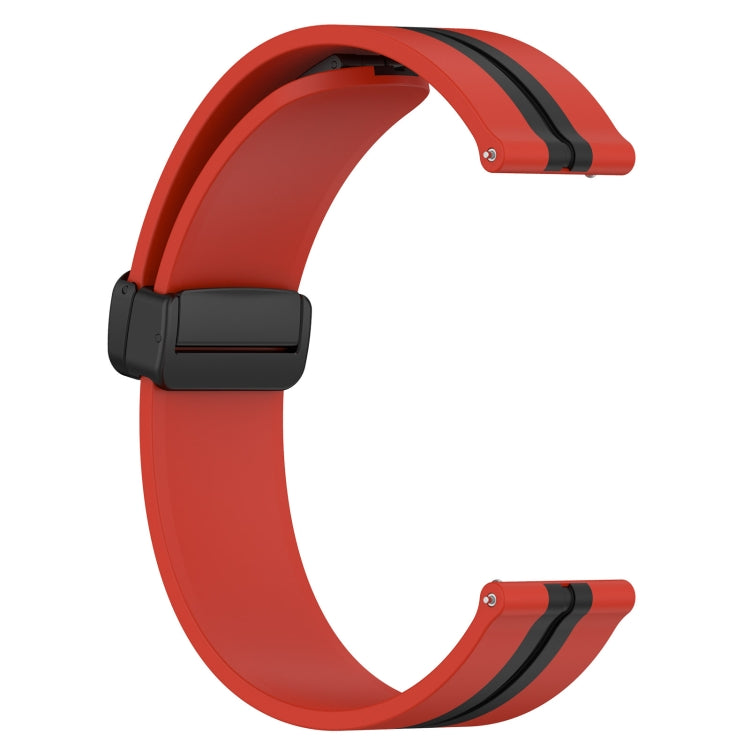 For Samsung Galaxy Watch Active 2 44mm 20mm Folding Magnetic Clasp Silicone Watch Band