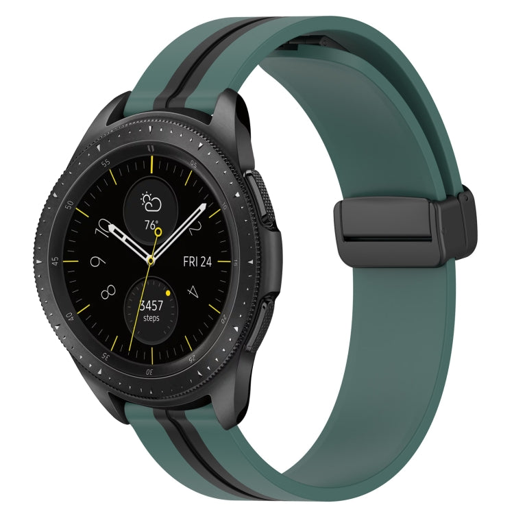 For Samsung Galaxy Watch 42mm 20mm Folding Magnetic Clasp Silicone Watch Band