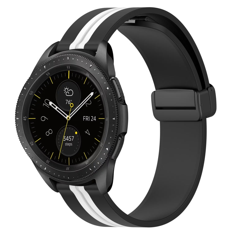 For Samsung Galaxy Watch 42mm 20mm Folding Magnetic Clasp Silicone Watch Band