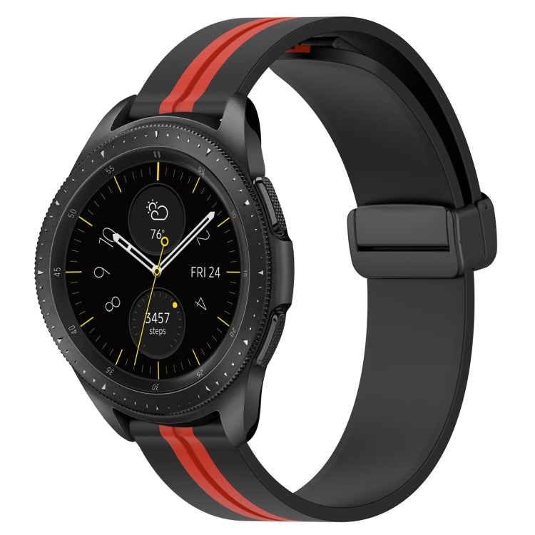 For Samsung Galaxy Watch 42mm 20mm Folding Magnetic Clasp Silicone Watch Band