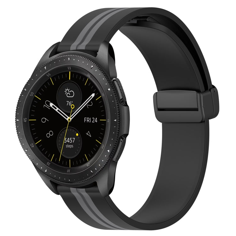 For Samsung Galaxy Watch 42mm 20mm Folding Magnetic Clasp Silicone Watch Band