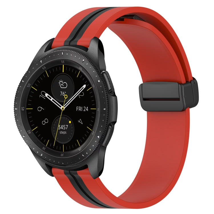 For Samsung Galaxy Watch 42mm 20mm Folding Magnetic Clasp Silicone Watch Band