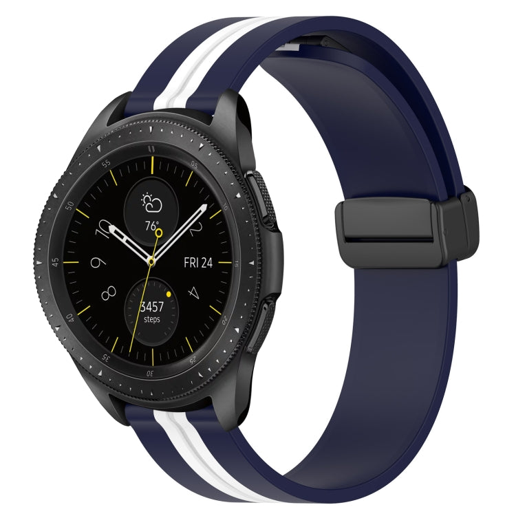 For Samsung Galaxy Watch 42mm 20mm Folding Magnetic Clasp Silicone Watch Band