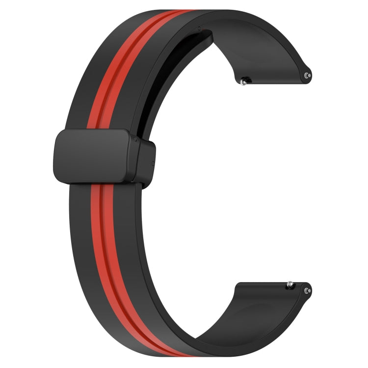 For Amazfit GTS 4 20mm Folding Magnetic Clasp Silicone Watch Band