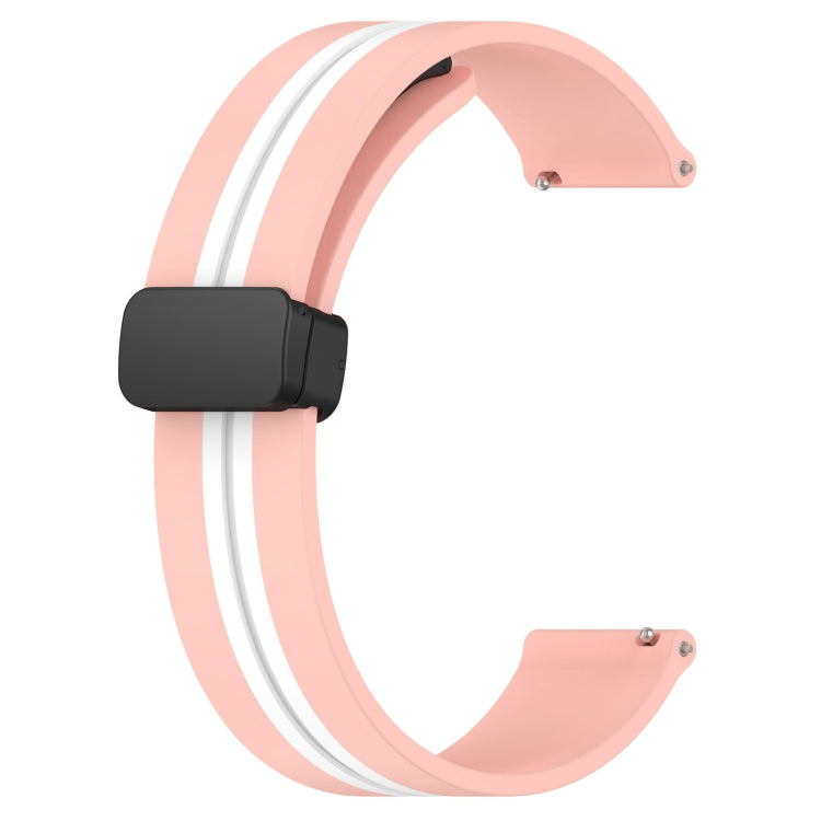For Amazfit GTR 42mm 20mm Folding Magnetic Clasp Silicone Watch Band