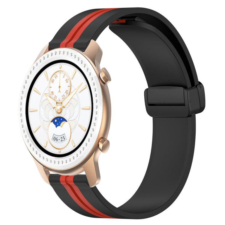 For Amazfit GTR 42mm 20mm Folding Magnetic Clasp Silicone Watch Band