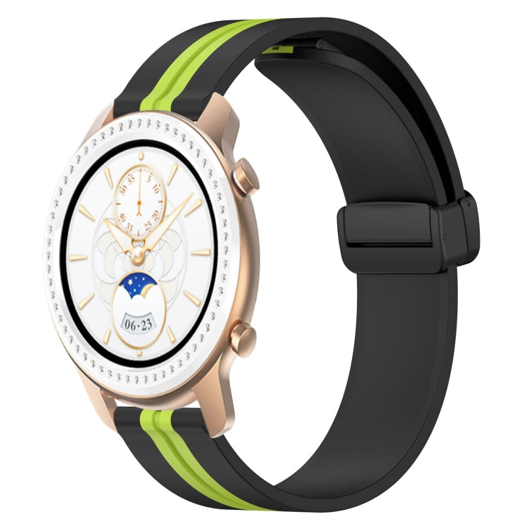 For Amazfit GTR 42mm 20mm Folding Magnetic Clasp Silicone Watch Band
