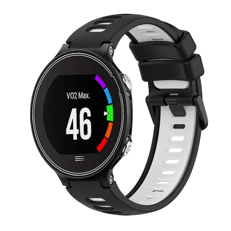 For Garmin Forerunner 630 Two-Color Silicone Watch Band