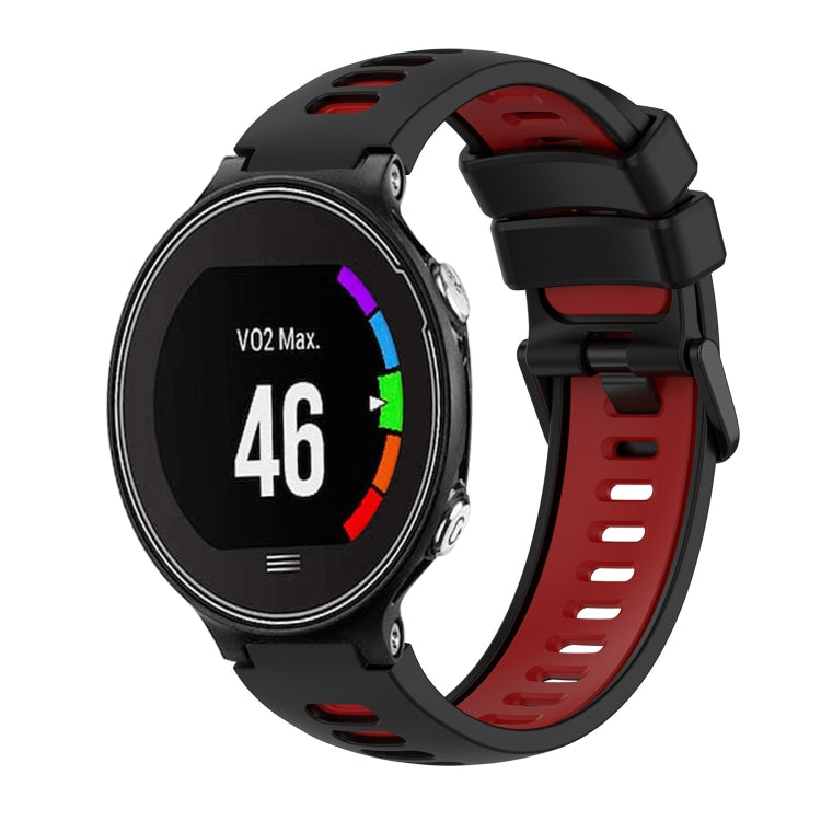 For Garmin Forerunner 630 Two-Color Silicone Watch Band
