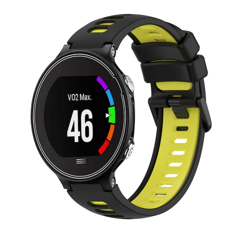 For Garmin Forerunner 630 Two-Color Silicone Watch Band