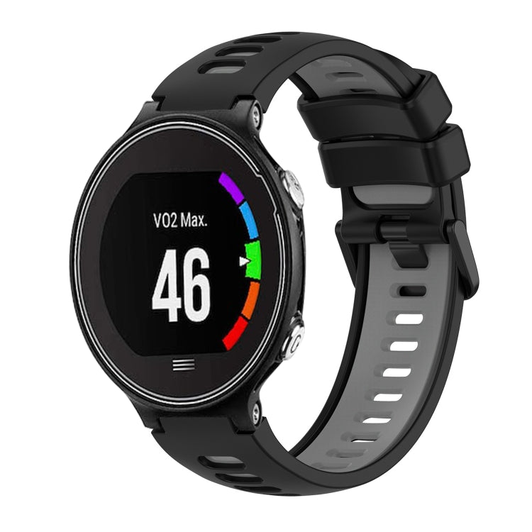 For Garmin Forerunner 630 Two-Color Silicone Watch Band
