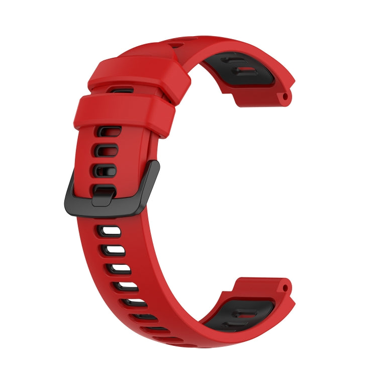 For Garmin Forerunner 630 Two-Color Silicone Watch Band
