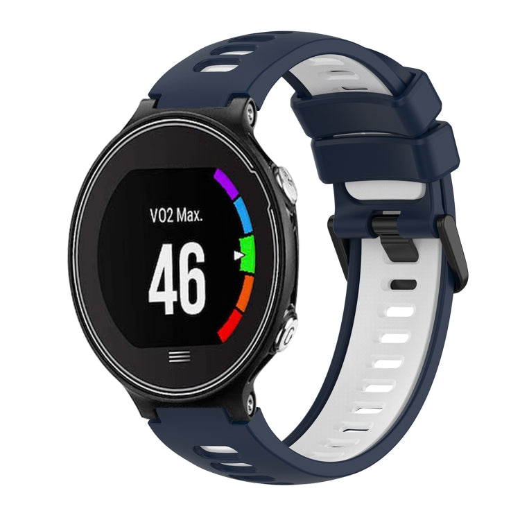 For Garmin Forerunner 630 Two-Color Silicone Watch Band