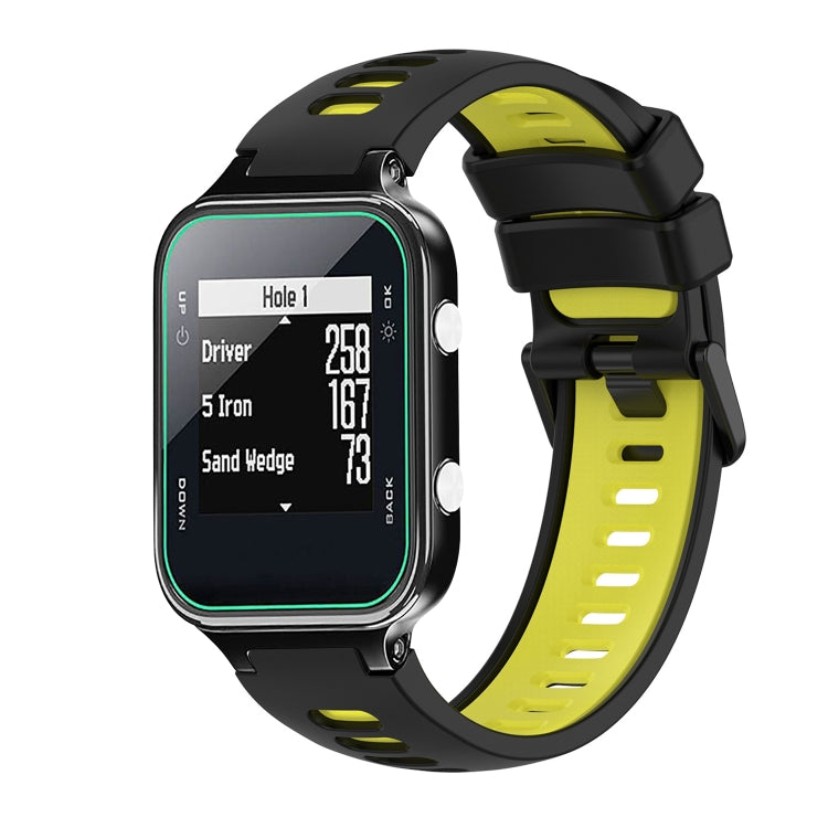 For Garmin Approach S20 Two-Color Silicone Watch Band
