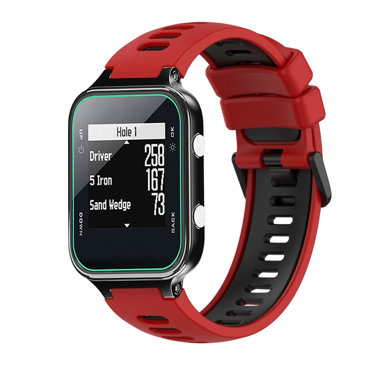 For Garmin Approach S20 Two-Color Silicone Watch Band