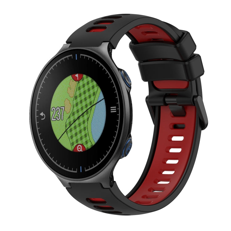 For Garmin Approach S5 Two-Color Silicone Watch Band