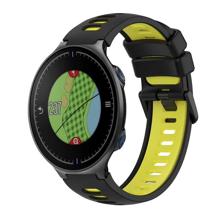 For Garmin Approach S5 Two-Color Silicone Watch Band