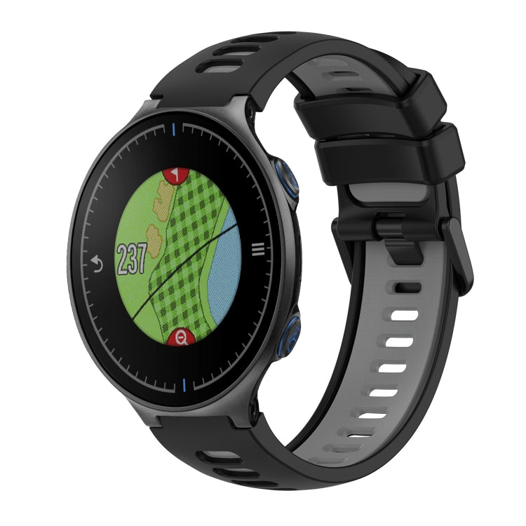 For Garmin Approach S5 Two-Color Silicone Watch Band