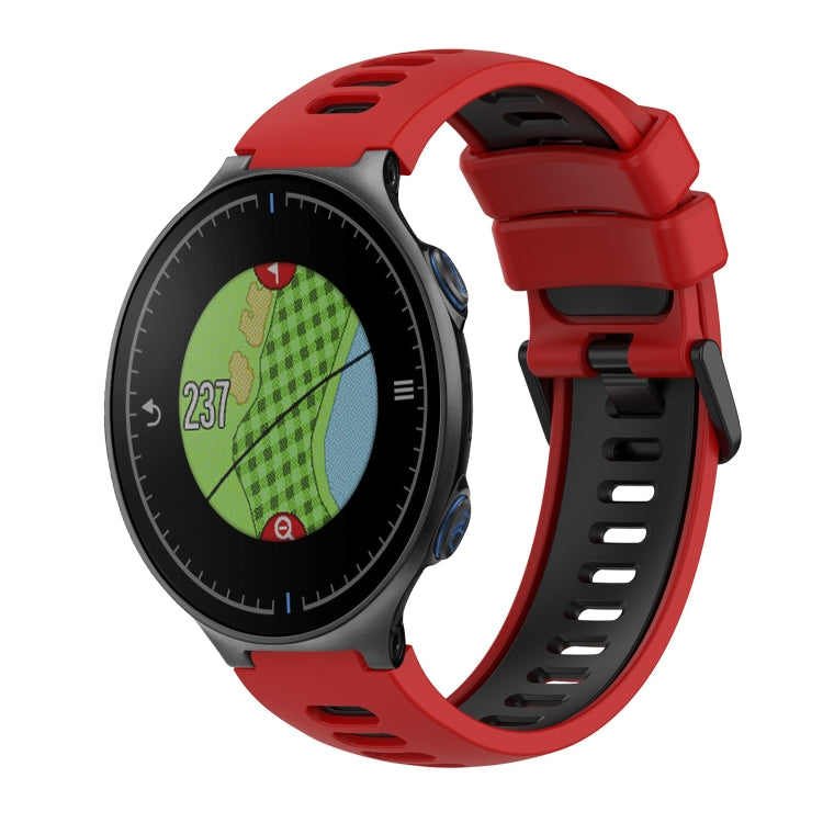 For Garmin Approach S5 Two-Color Silicone Watch Band