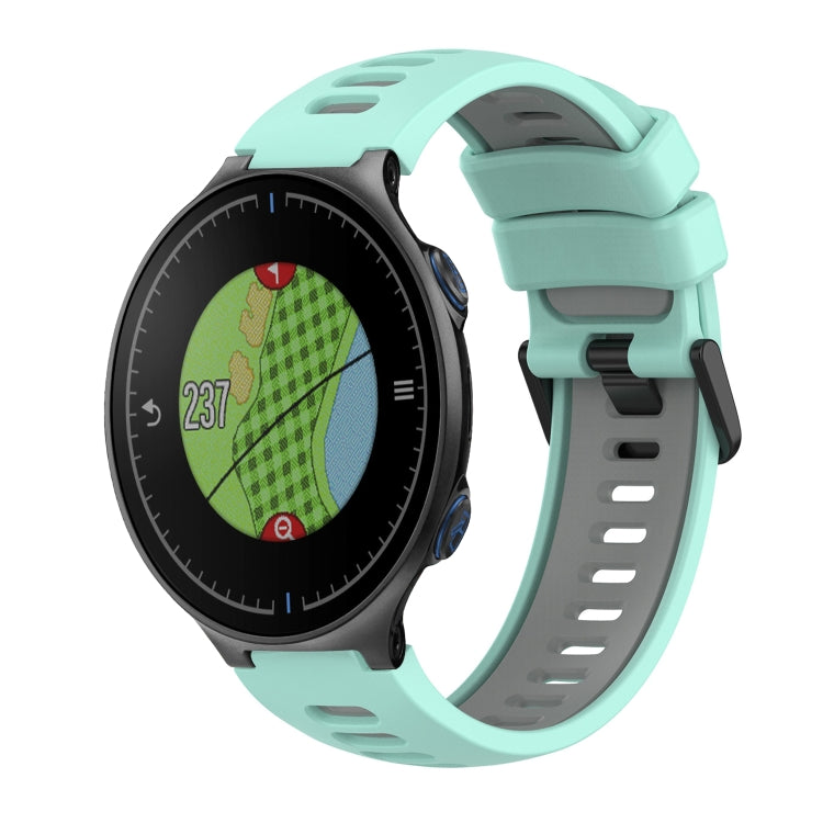 For Garmin Approach S5 Two-Color Silicone Watch Band