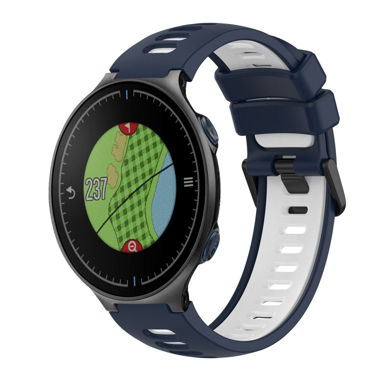 For Garmin Approach S5 Two-Color Silicone Watch Band