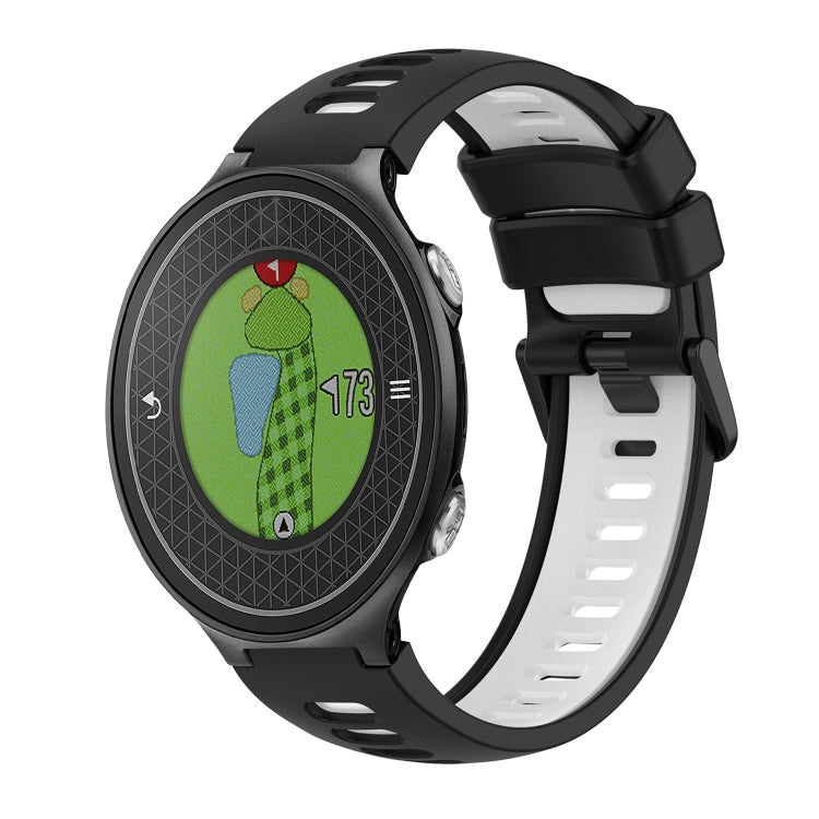 For Garmin Approach S6 Two-Color Silicone Watch Band