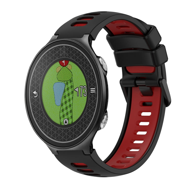 For Garmin Approach S6 Two-Color Silicone Watch Band