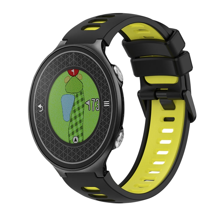 For Garmin Approach S6 Two-Color Silicone Watch Band