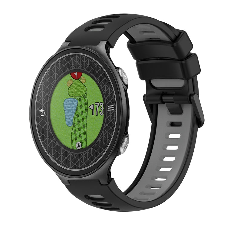 For Garmin Approach S6 Two-Color Silicone Watch Band