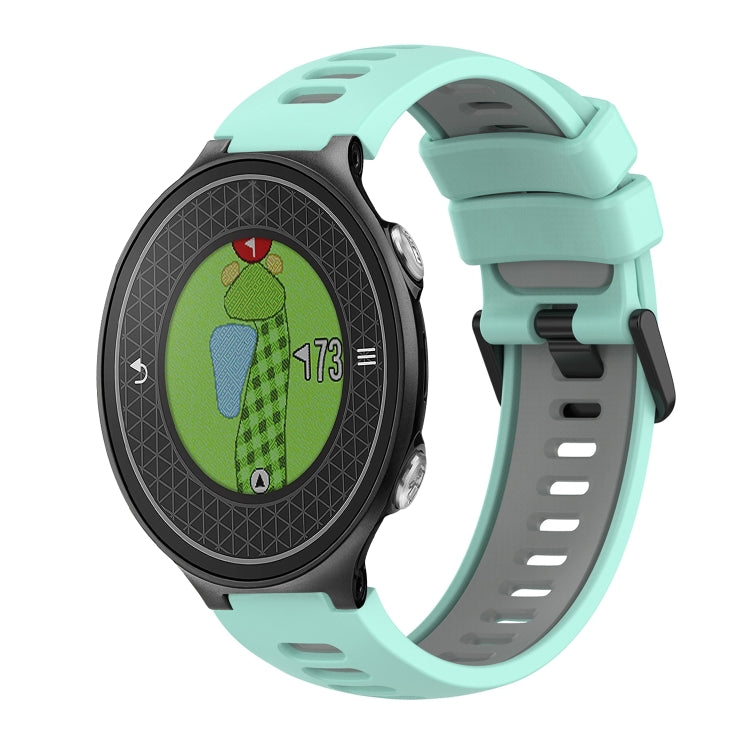 For Garmin Approach S6 Two-Color Silicone Watch Band