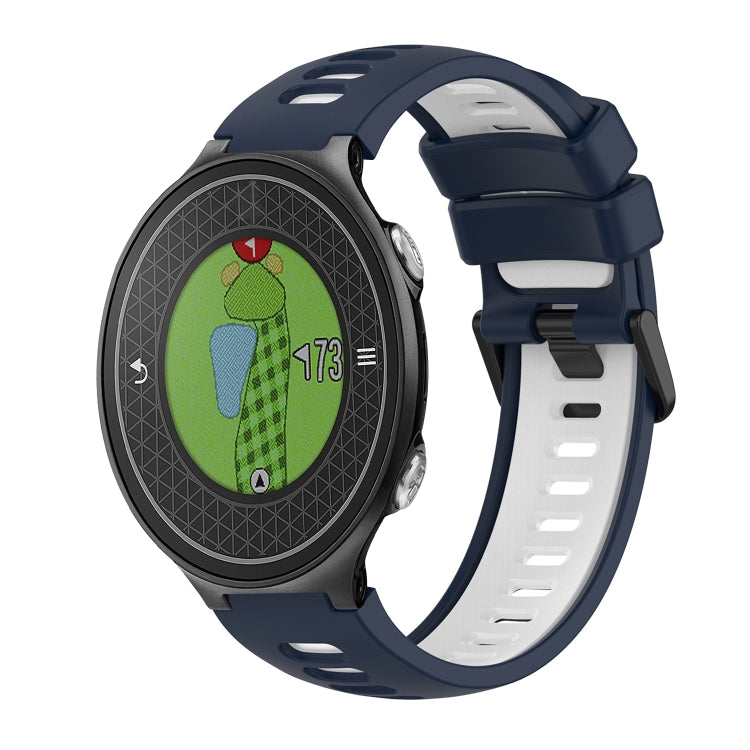 For Garmin Approach S6 Two-Color Silicone Watch Band