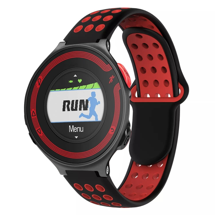 For Garmin Forerunner 220 Two-Color Punched Breathable Silicone Watch Band