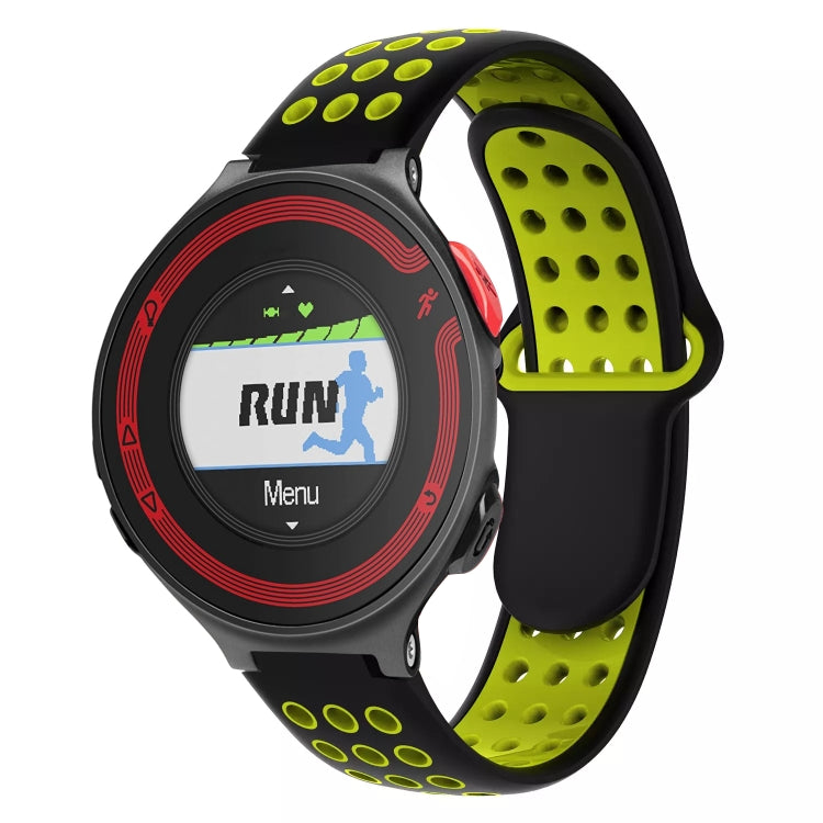 For Garmin Forerunner 220 Two-Color Punched Breathable Silicone Watch Band