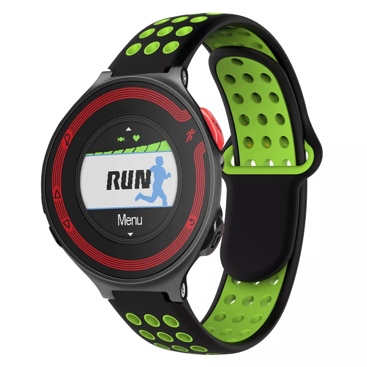 For Garmin Forerunner 220 Two-Color Punched Breathable Silicone Watch Band