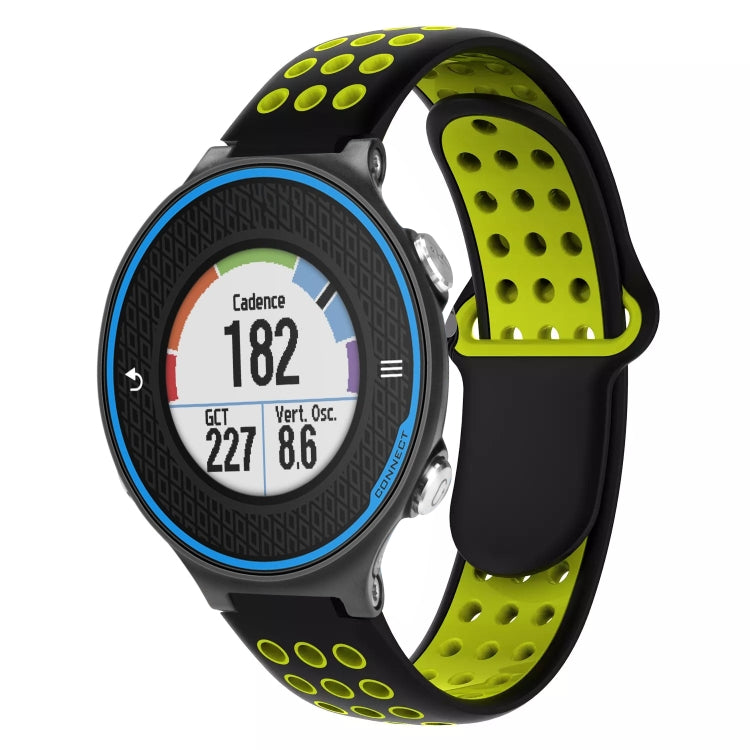 For Garmin Forerunner 620 Two-Color Punched Breathable Silicone Watch Band