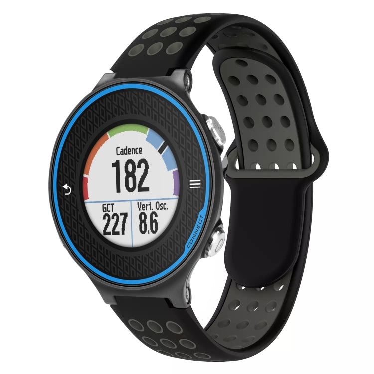 For Garmin Forerunner 620 Two-Color Punched Breathable Silicone Watch Band