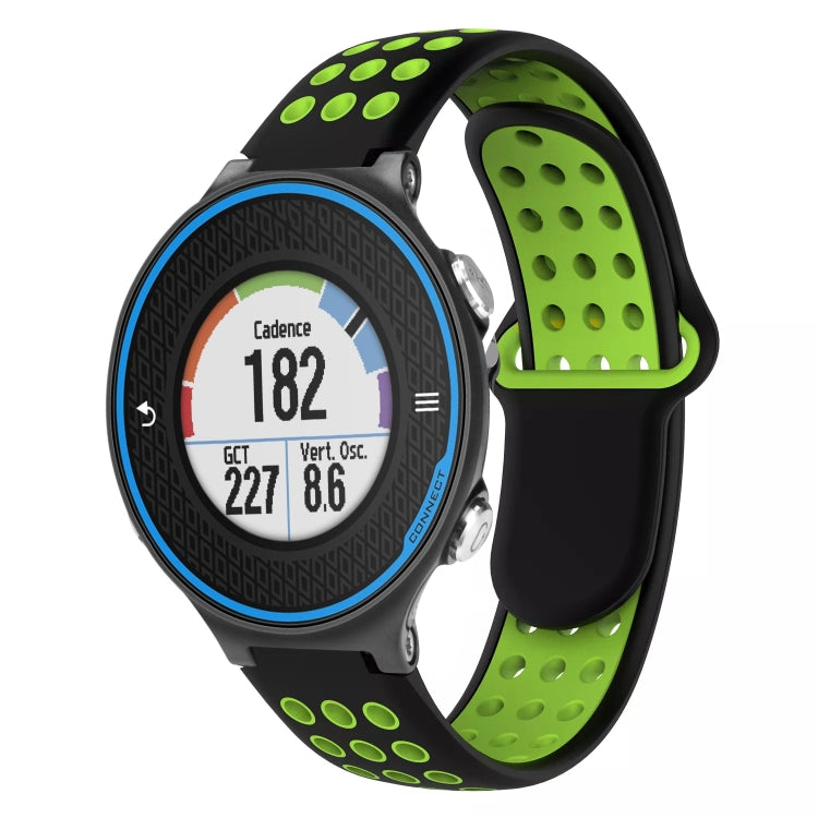For Garmin Forerunner 620 Two-Color Punched Breathable Silicone Watch Band