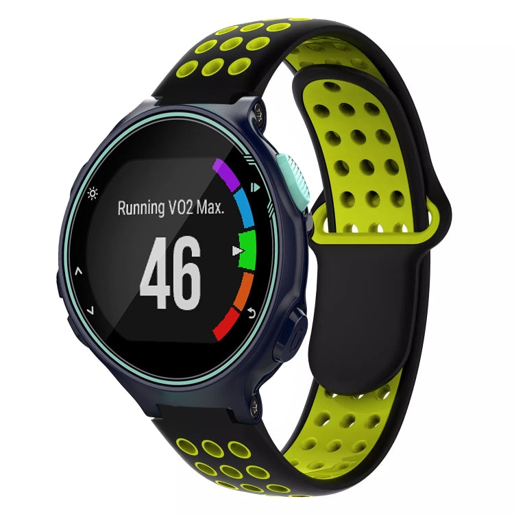 For Garmin Forerunner 735 / 735XT Two-Color Punched Breathable Silicone Watch Band