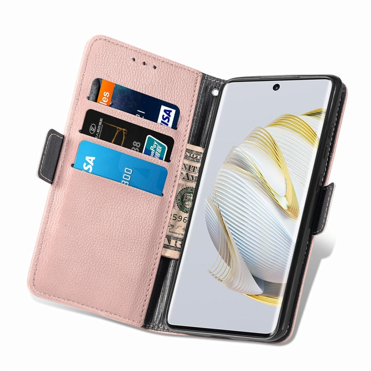 For Huawei Nova 10 Stereoscopic Flowers Leather Phone Case