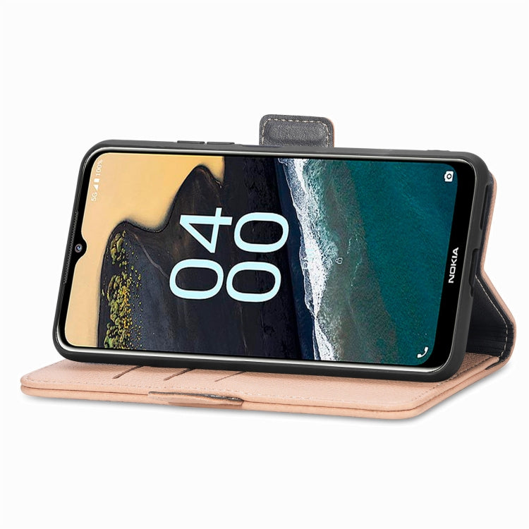 For Nokia G400 Stereoscopic Flowers Leather Phone Case