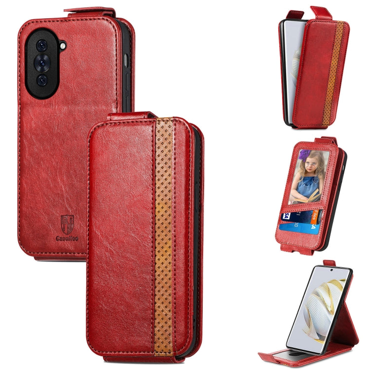 For Huawei nova 10 Zipper Wallet Vertical Flip Leather Phone Case