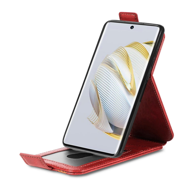 For Huawei nova 10 Zipper Wallet Vertical Flip Leather Phone Case