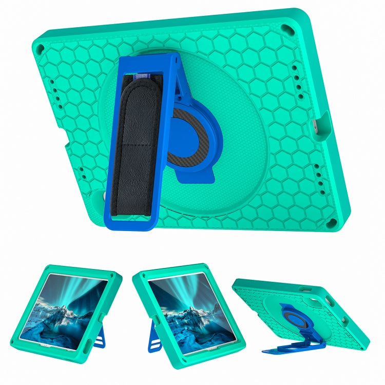 For iPad 10th Gen 10.9 2022 360 Rotation Stand EVA Hard PC Tablet Case with Strap