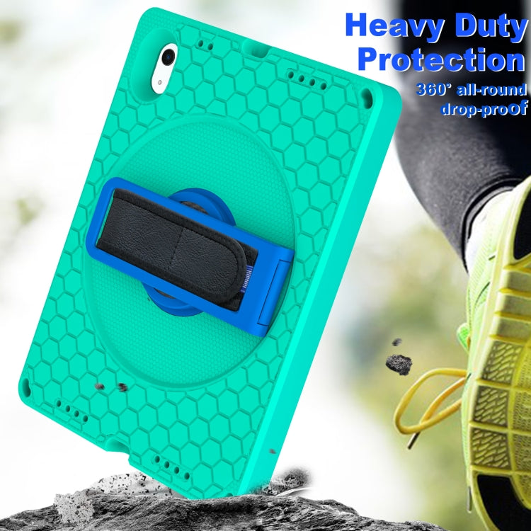 For iPad 10th Gen 10.9 2022 360 Rotation Stand EVA Hard PC Tablet Case with Strap